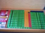 Oude houten bouwsteentjes compleet in doos., Antiek en Kunst, Antiek | Speelgoed, Verzenden