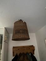Riviera maison pacific rieten lampenkap rattan, Ophalen, Zo goed als nieuw, Rond