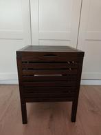 MOLGER Kruk-box - donkerbruin 37 x 37 x 50 cm, Ophalen, Minder dan 45 cm, Zo goed als nieuw, Minder dan 55 cm