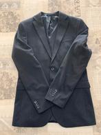 Donker blauw pak, Ophalen, Zo goed als nieuw, Maat 46 (S) of kleiner, Blauw