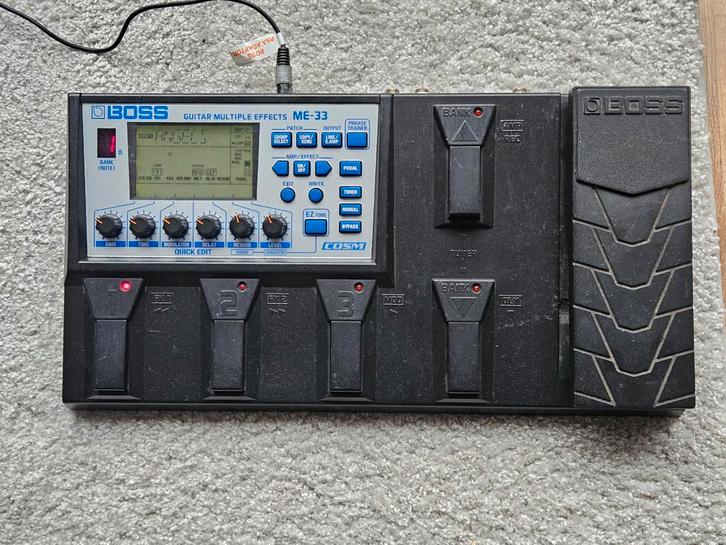 Boss ME-33 Gitaar Multi-effect Processor, Muziek en Instrumenten, Effecten, Gebruikt, Chorus, Delay of Echo, Distortion, Overdrive of Fuzz
