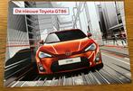 Folder Toyota GT86 (2012), Boeken, Auto's | Folders en Tijdschriften, Ophalen of Verzenden, Zo goed als nieuw, Toyota