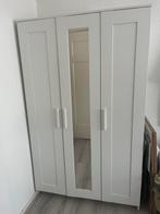 Brimnes Kast Ikea - Driedeurs met Spiegel, Huis en Inrichting, Kasten | Kledingkasten, Ophalen, Overige materialen, Gebruikt, 100 tot 150 cm