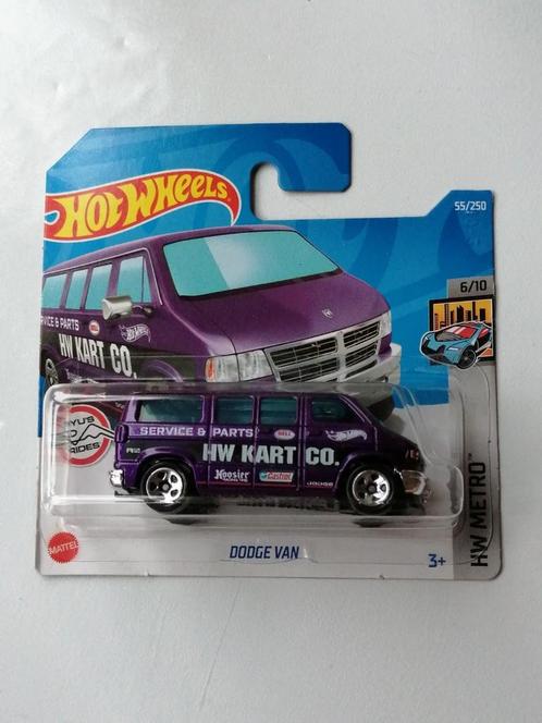 Hot Wheels Dodge van, Hobby en Vrije tijd, Modelauto's | Overige schalen, Nieuw, Auto, Ophalen of Verzenden