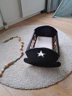 Houten poppenwieg zwart, Ophalen of Verzenden, Zo goed als nieuw, Overige typen