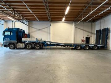 MAN semi dieplader combi beschikbaar voor biedingen