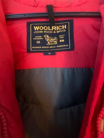 Woolrich Jas - Rode Winterjas met Bontkraag beschikbaar voor biedingen
