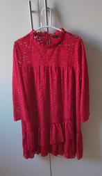 Rode kanten jurk van ZARA maat S, Kleding | Dames, Zara, Ophalen of Verzenden, Maat 36 (S), Rood