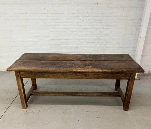 Antieke Franse boeren tafel, Huis en Inrichting, Tafels | Eettafels, Gebruikt, 50 tot 100 cm, Vijf personen of meer, Rechthoekig