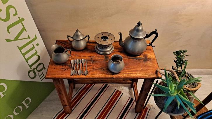 Thee- en Serviesset, Antiek en Kunst, Antiek | Servies compleet, Ophalen of Verzenden