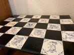 Tafel met Vos Reynaerde Tegels, Antiek en Kunst, Antiek | Meubels | Tafels, Ophalen of Verzenden