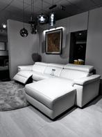 NIEUWE Lounge bank leder met elektrische relax, Ophalen, Zo goed als nieuw