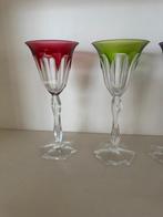 6 art deco wijnglazen Val Saint Lambert, Antiek en Kunst, Ophalen