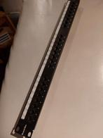 Patchpanel - Netwerk aansluitingen, Computers en Software, Serverkasten, Ophalen of Verzenden, Gebruikt, Geperforeerd, Plaatstaal