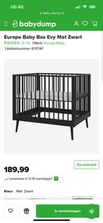 Europe Baby Box Evy Mat zwart, Kinderen en Baby's, Boxen, Ophalen, Zo goed als nieuw
