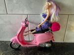 Barbie op scooter, Gebruikt, Ophalen of Verzenden, Barbie
