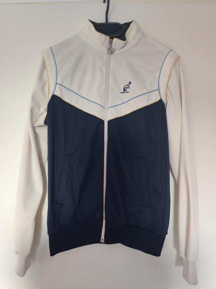 Australian jasje gabber, Kleding | Heren, Truien en Vesten, Gedragen, Maat 48/50 (M), Wit, Ophalen of Verzenden