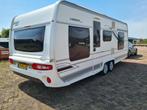 **ZEER NETTE** fendt Larimar 590 Airco, Leer, ISABELLA, Caravans en Kamperen, Caravans, Vast bed, Rondzit, Schokbreker, Particulier