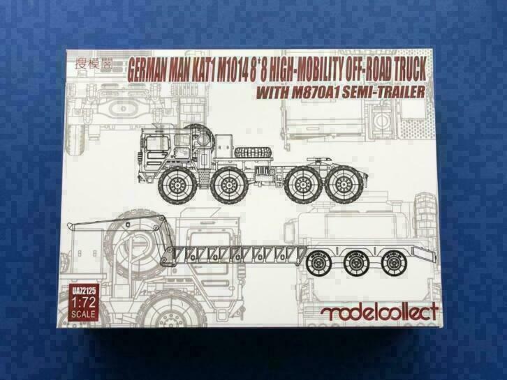Model Collect UA72125 MAN M1014 8x8 truck trailer 1/72, Hobby en Vrije tijd, Modelbouw | Auto's en Voertuigen, Nieuw, Truck, 1:32 tot 1:50