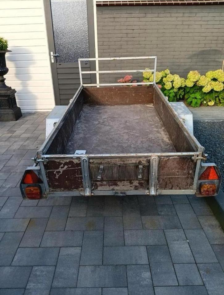 Aanhanger met rek - 210x110cm, Auto diversen, Aanhangers en Bagagewagens, Ophalen