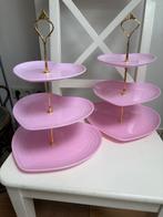 2 roze plastic etageres, Huis en Inrichting, Woonaccessoires | Etagères, Ophalen, Zo goed als nieuw