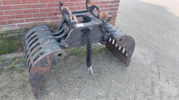 Diverse aanbouwdelen CW 10 kraanbakken sorteerknijper  beschikbaar voor biedingen