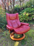 Stressless fauteuil maat L, Huis en Inrichting, Ophalen, Gebruikt, 50 tot 75 cm, Leer