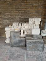Kalkzandstenen/ Dikke witten, Doe-het-zelf en Verbouw, Metselstenen, Ophalen, Gebruikt, Kalkzandstenen