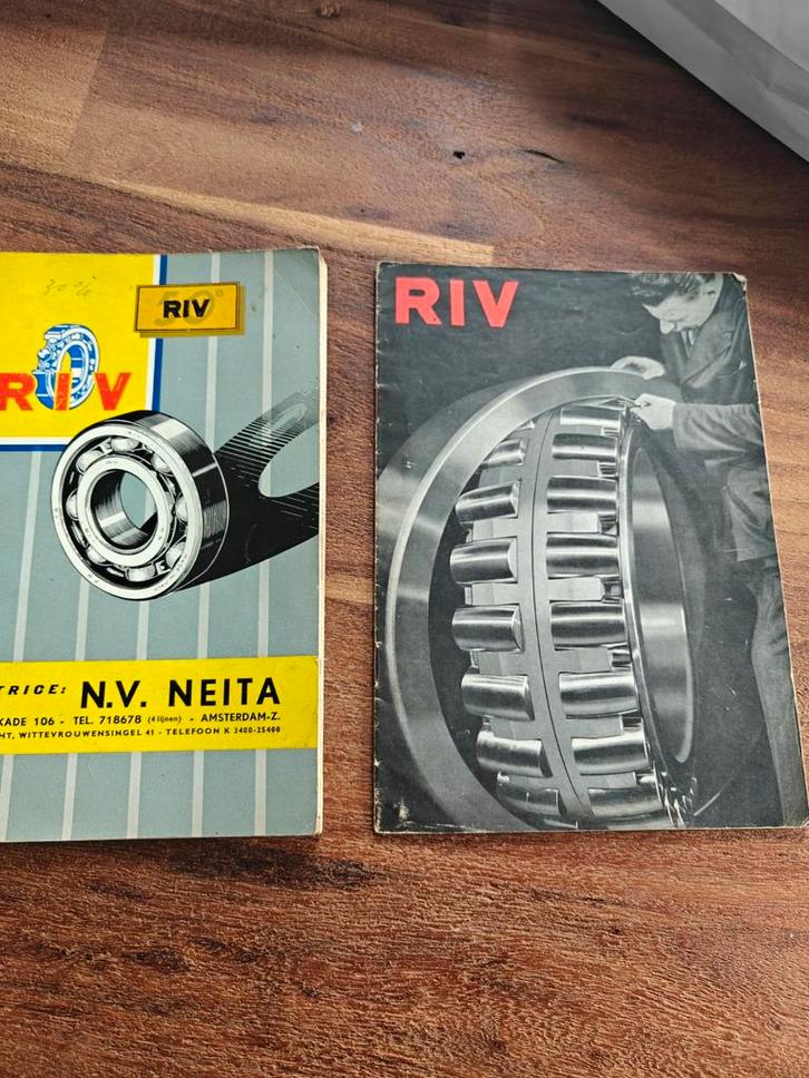 2 Oude RIV Lager Boekjes - Informatie & Fabriek, Boeken, Catalogussen en Folders, Ophalen of Verzenden