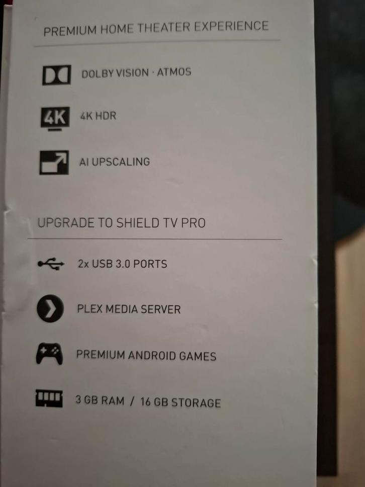 Nvidia Shield TV Pro, Audio, Tv en Foto, Mediaspelers, Nieuw, Minder dan 500 GB, HDMI, Ophalen of Verzenden