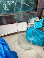 Mooie glazen tafel, Huis en Inrichting, Tafels | Eettafels, Ophalen, Zo goed als nieuw, Rechthoekig, 50 tot 100 cm