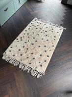 Vloerkleed met Stippen 130x90, Ophalen, Gebruikt, 100 tot 150 cm, Wit