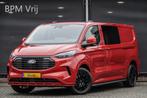 Ford Transit Custom L2H1 Dubbel Cabine 2.0Tdci 170Pk Aut. |, Auto's, Bestelauto's, Stof, Gebruikt, Zwart, 4 cilinders