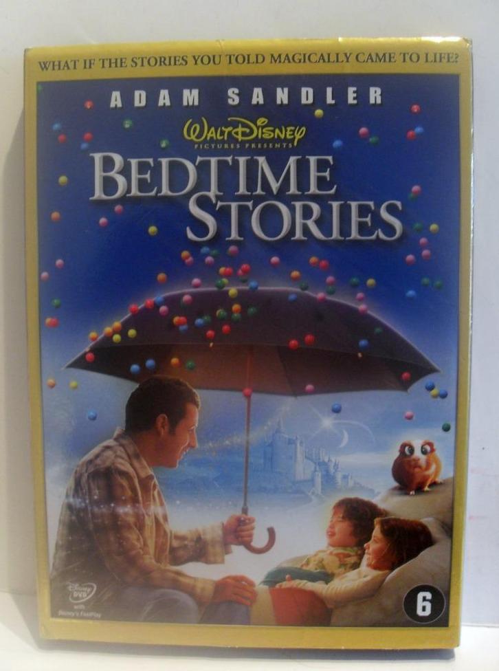 Bedtime Stories (originele dvd) Disney, Cd's en Dvd's, Dvd's | Kinderen en Jeugd, Zo goed als nieuw, Film, Avontuur, Vanaf 6 jaar