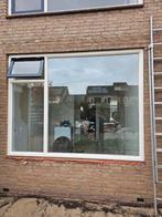Raam met houten kozijn en kiepraam ., Ophalen, Gebruikt, 150 tot 225 cm, Hout