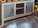 Houten TV-meubel met opbergruimte, Ophalen, Zo goed als nieuw, Metaal, Minder dan 100 cm
