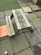 Kinderpicknicktafel - Opknapper, Kinderpicknicktafel, Gebruikt, Ophalen of Verzenden, Rechthoekig