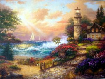 Goliath puzzel 1000 - Seaside Dreams - compleet beschikbaar voor biedingen