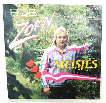 Rob Zoran 7" Single Meisjes & Cindy CNR Als Nieuw! beschikbaar voor biedingen