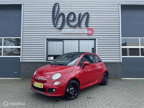 Fiat 500 C 1.2 S Sport Cabrio TOPSTAAT!, Auto's, Fiat, Bedrijf, Te koop, 500C, ABS, Airbags, Airconditioning, Alarm, Bluetooth