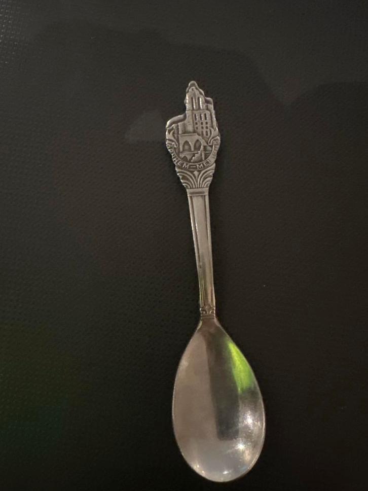 Verzilverd lepeltje Arnhem - Mei 1945, Antiek en Kunst, Antiek | Bestek, Ophalen of Verzenden