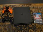 PlayStation 4 Slim + 2 Controllers + F1 2019, Ophalen, Met 2 controllers, Slim, 500 GB