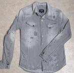 Blouse spijkerstof maat S, Kleding | Heren, Ophalen of Verzenden, Zo goed als nieuw, Grijs