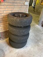 Winterbanden (196/65 R15) met stalen velgen VW Golf Sportvan, Auto-onderdelen, Banden en Velgen, Ophalen, Gebruikt, 15 inch, Banden en Velgen