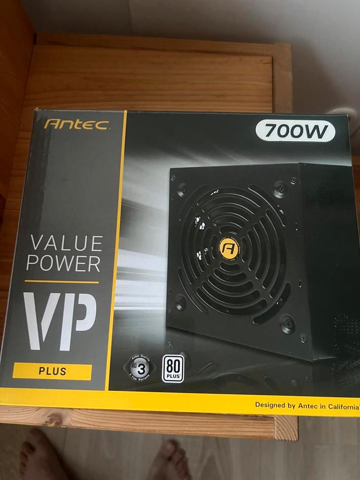 Antec VP 700W Voeding - Betrouwbaar en Krachtig, Computers en Software, Interne voedingen, Gebruikt, Ophalen