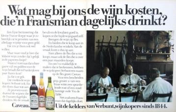6 vintage advertenties reclames wijn 80-81 wijnen Bordeaux beschikbaar voor biedingen