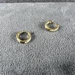 Gouden oorbellen | 14K | 1,41gr | creolen | 394875, Ophalen of Verzenden, Zo goed als nieuw, Knopjes of Stekers, Goud