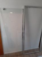 Glazen douchedeur met chromen frame (gebruikt), Ophalen, Gebruikt, Glas, Douche