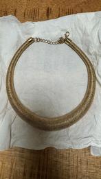 Gouden choker ketting, Overige materialen, Verstelbaar, Ophalen of Verzenden, Zo goed als nieuw