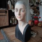 Antiek mannequin etalage hoofd buste, Antiek en Kunst, Curiosa en Brocante, Ophalen of Verzenden